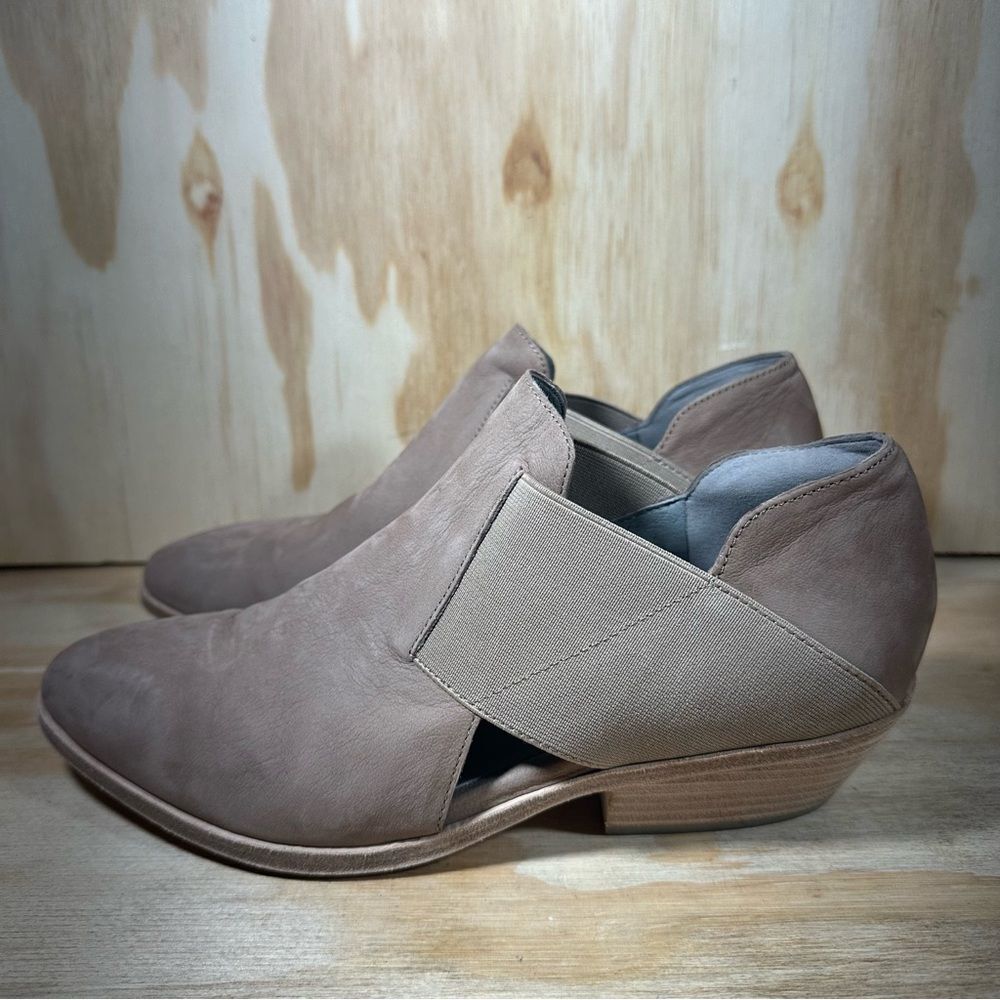 Eileen Fisher Perry Tumbled Nubuck Ankle Boots Women’s Size 8.5